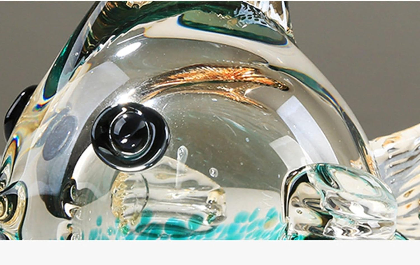 Crystal Glass Couple Fish