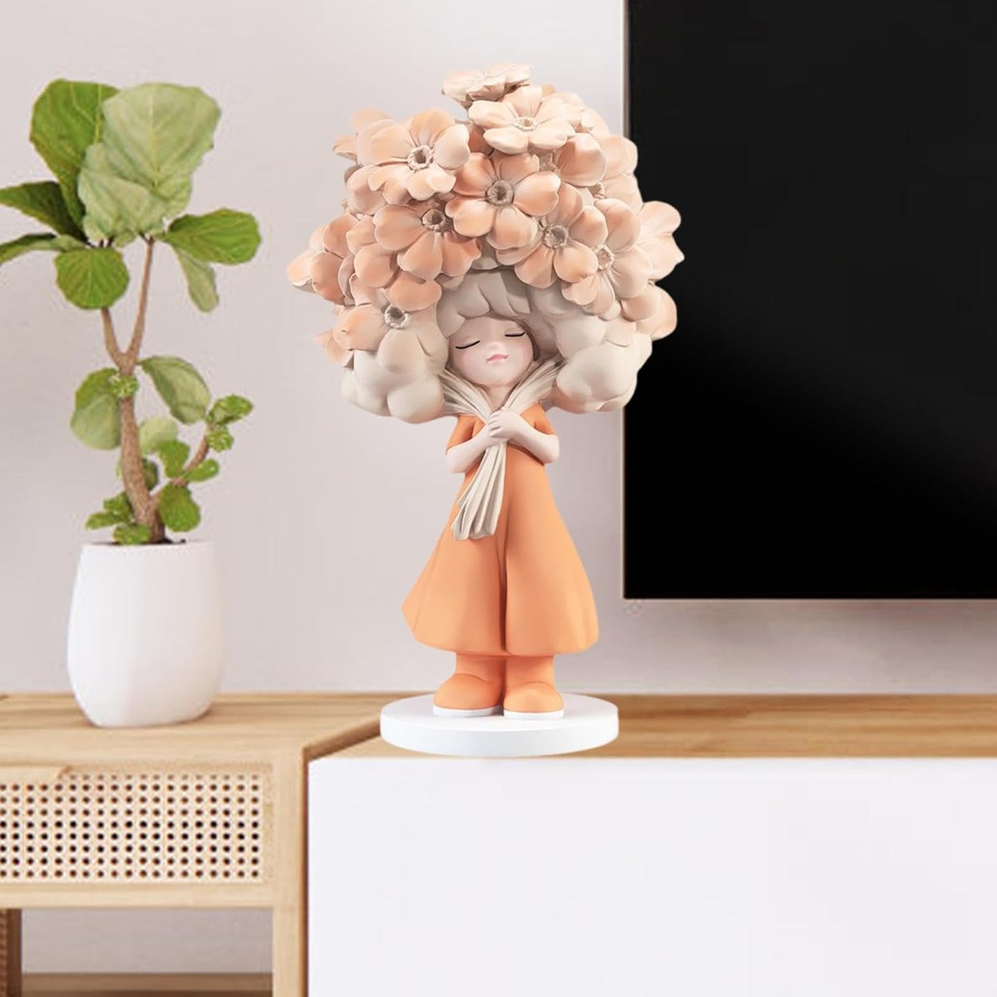 Flower Girl Statue