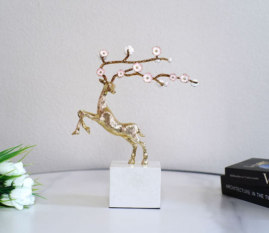 Deer Sculpture Alloy Ornament (L)