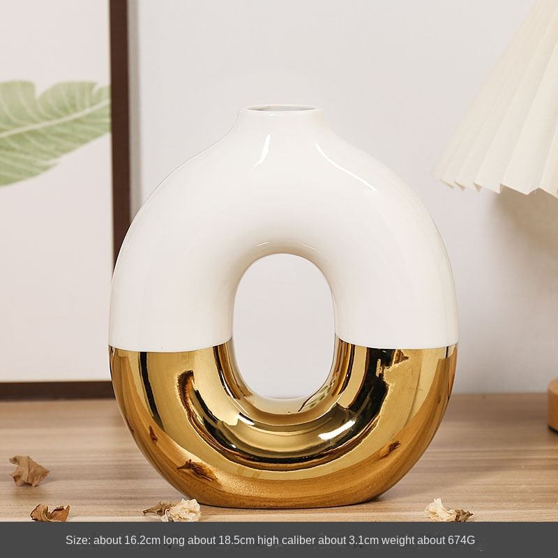 White and Gold Vase(S)