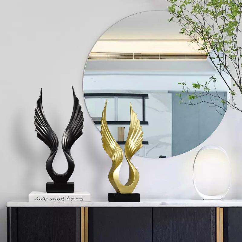 Bird Wing Resin Decor