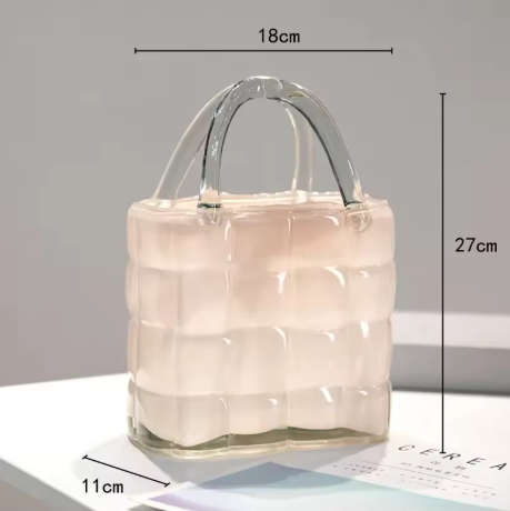 Clear Glass Vase Handbag