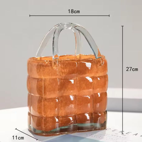 Clear Glass Vase Handbag