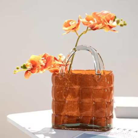 Clear Glass Vase Handbag