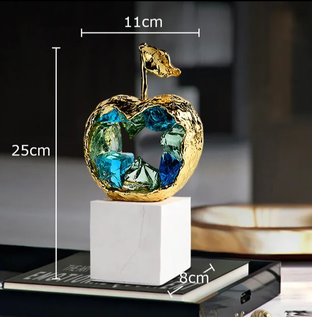 Golden Apple/Pear Statue
