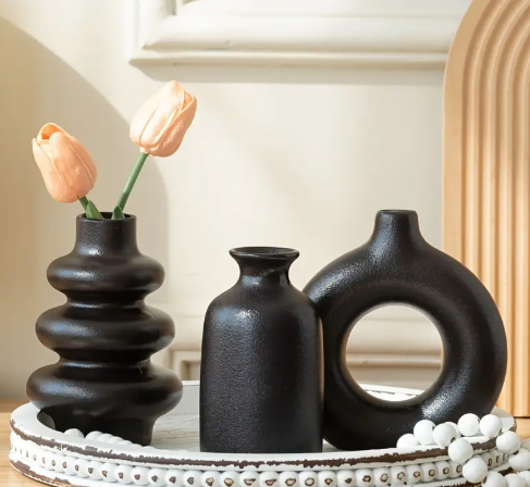 Black vase Set