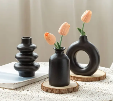 Black vase Set
