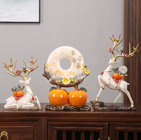 White deer set