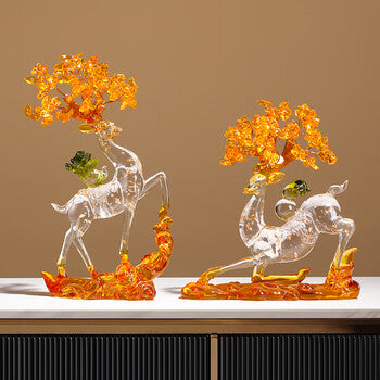 Orange Tree Deer