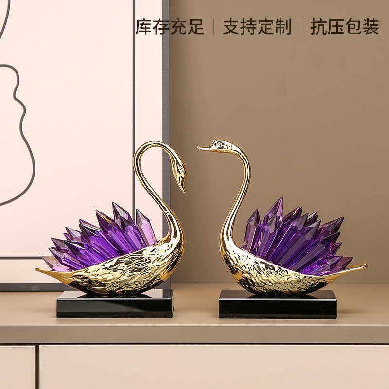 Purple Crystal Swan