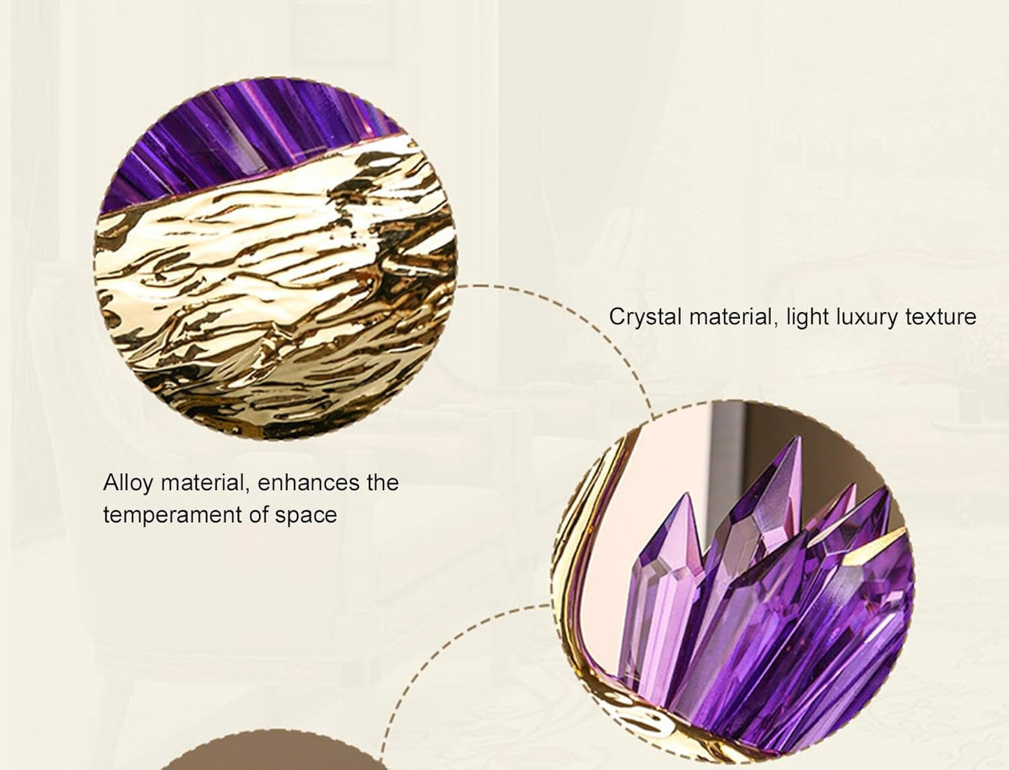 Purple Crystal Swan