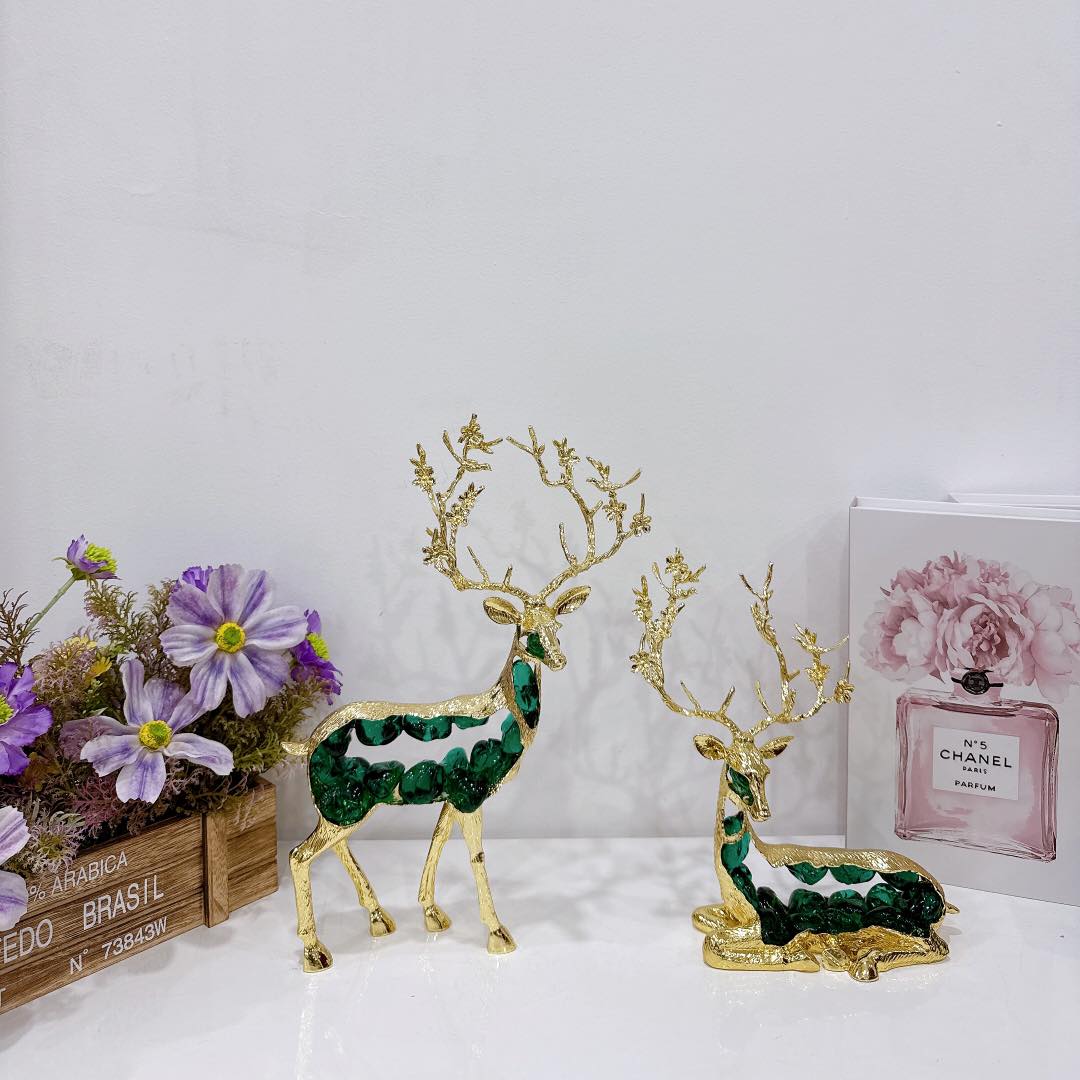 Green Crystal Deer