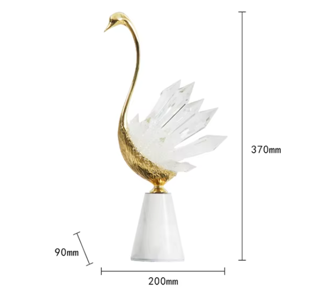 White Crystal Swan