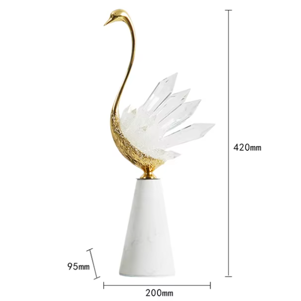 White Crystal Swan