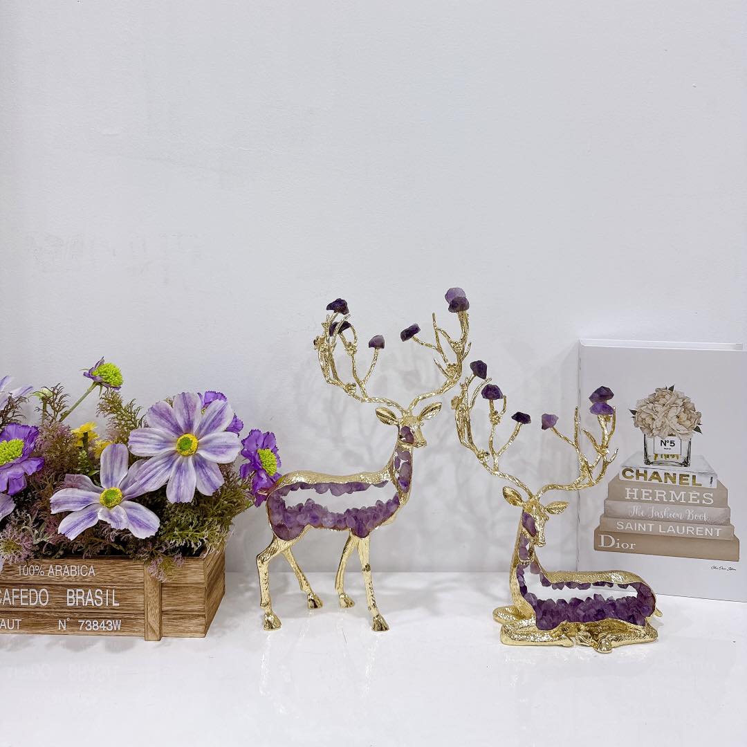 Purple Crystal Deer
