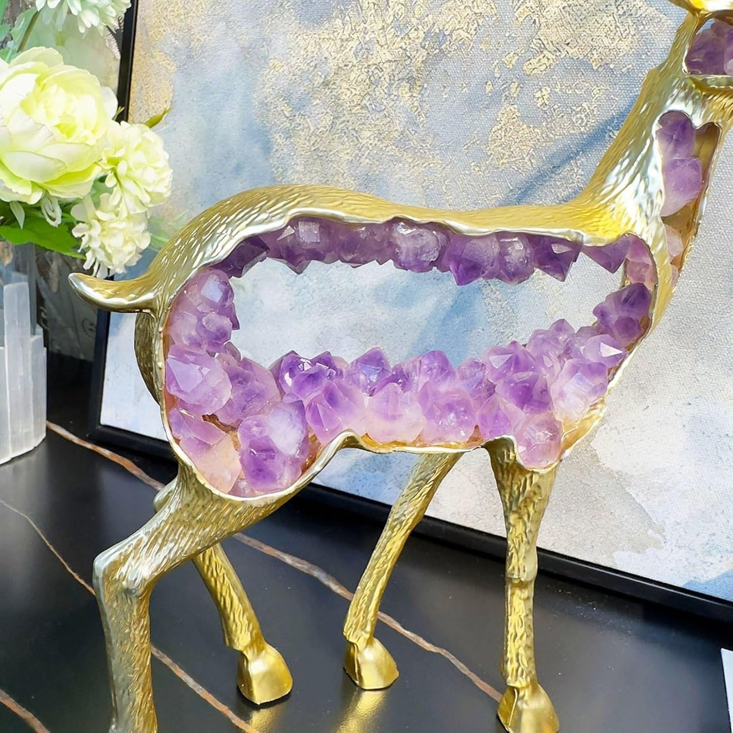 Purple Crystal Deer