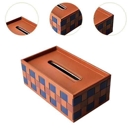ILSMYSUTRA Leather Tissue Box