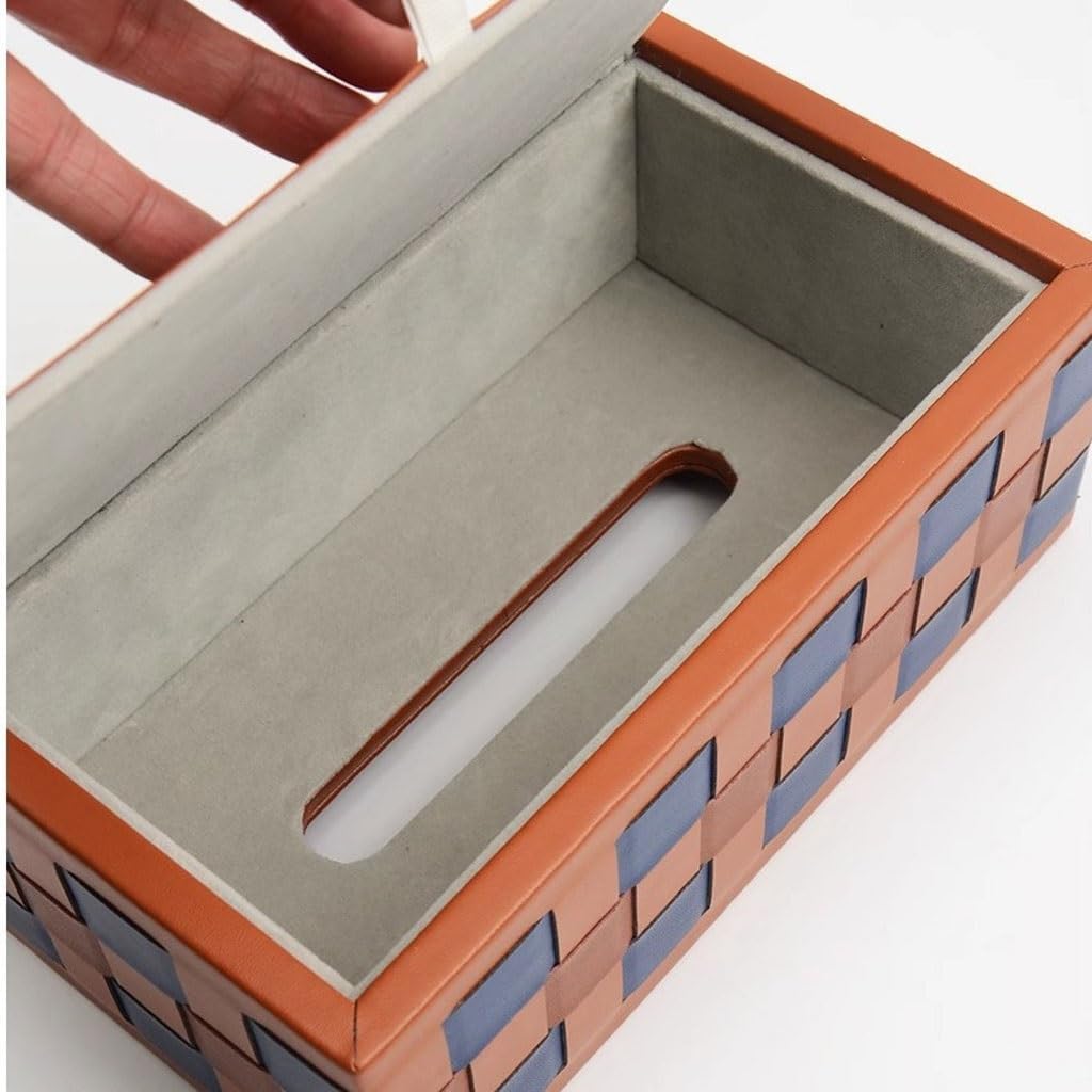 ILSMYSUTRA Leather Tissue Box