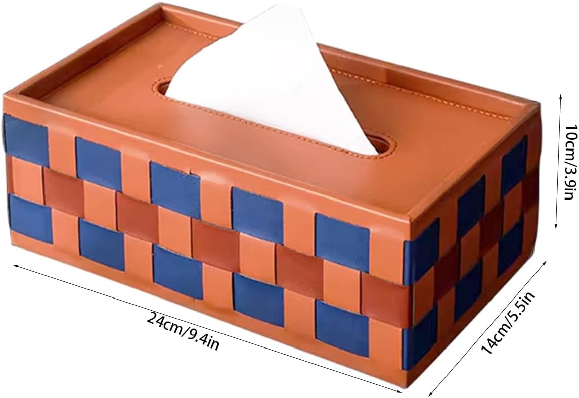 ILSMYSUTRA Leather Tissue Box
