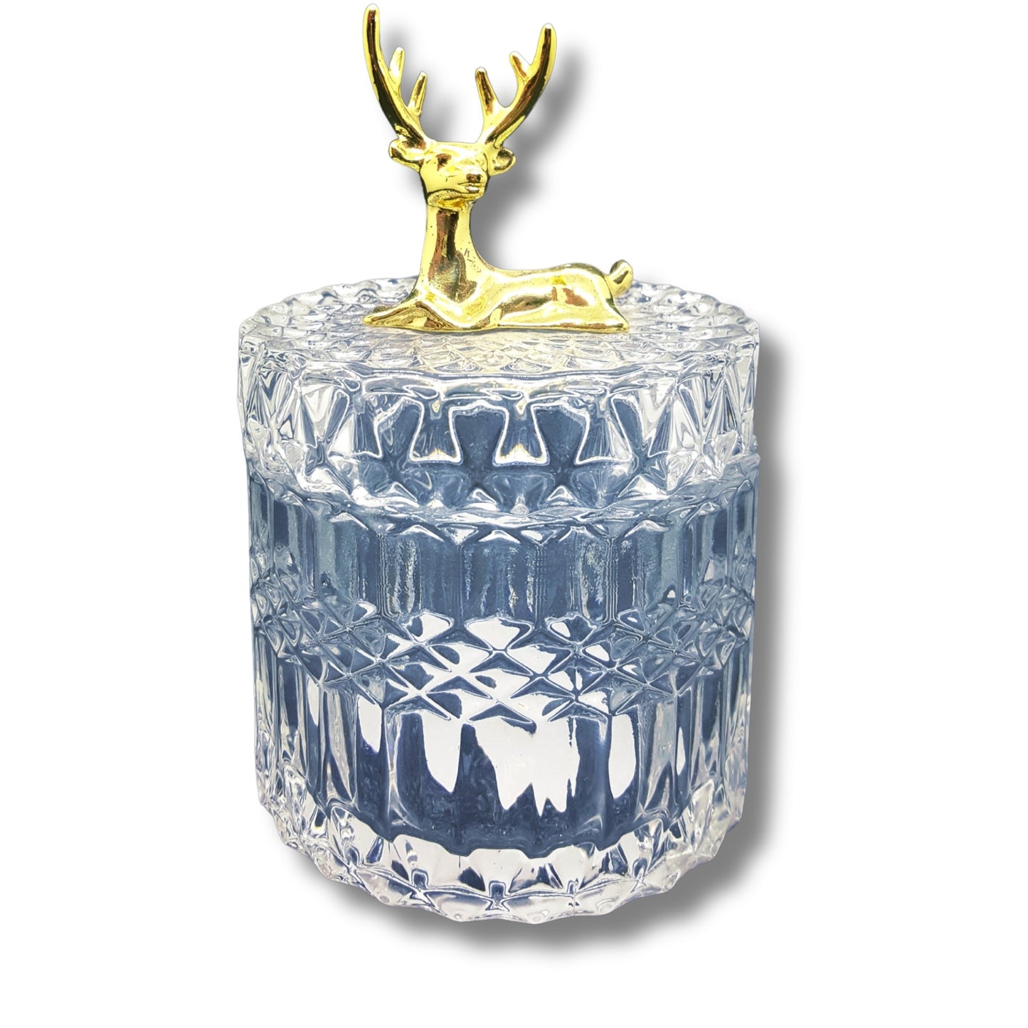 Glass sugar bowl