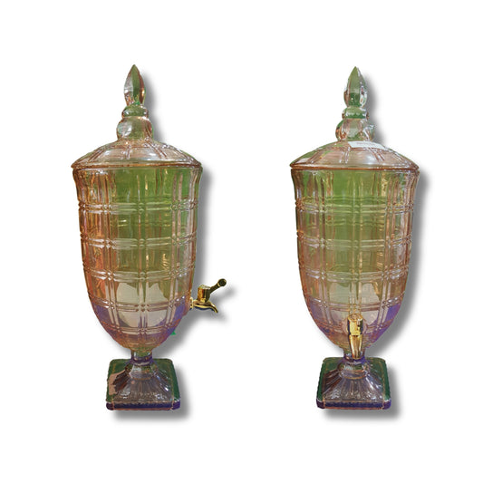 Glass drink dispenser
