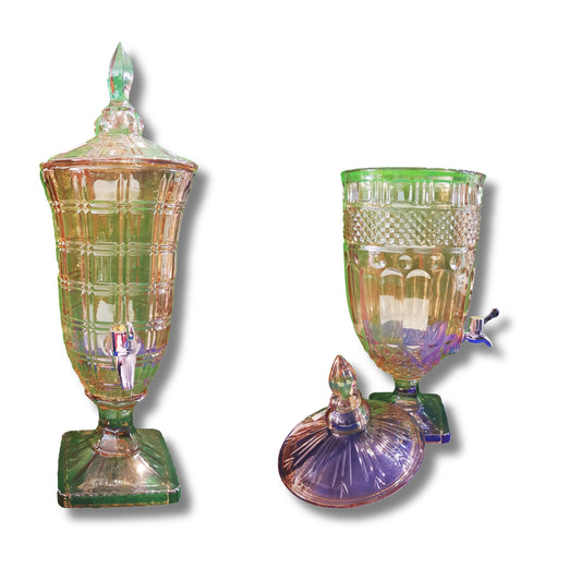 Glass drink dispenser