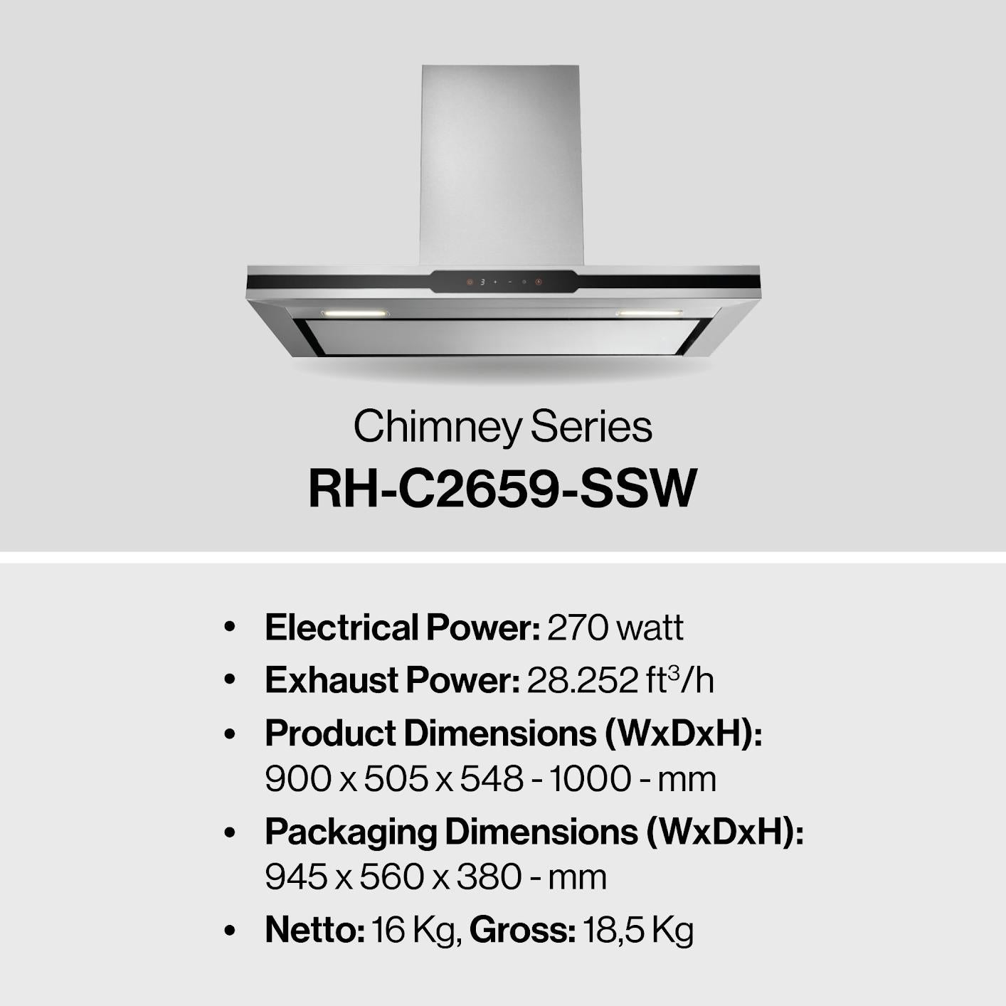 Range Hood (RH-C2659-SSW)