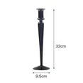 Romantic Glass Candle (black)