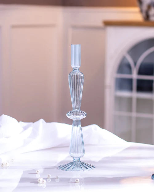 Romantic Glass Candle (blue)