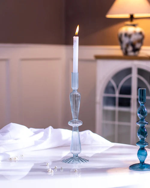 Romantic Glass Candle (blue)
