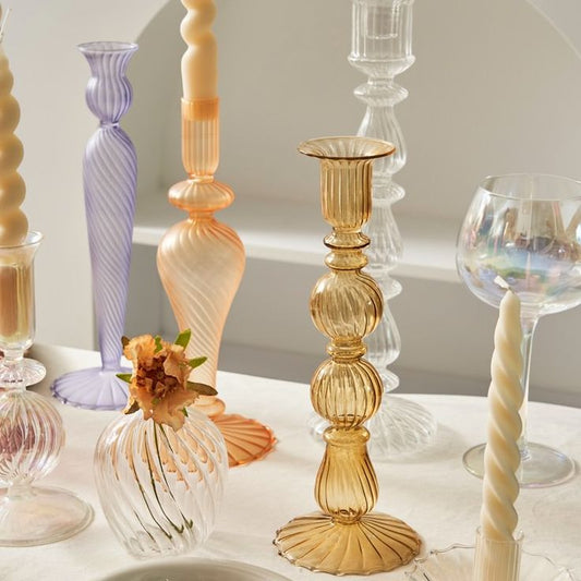 Romantic Glass Candle (orange)