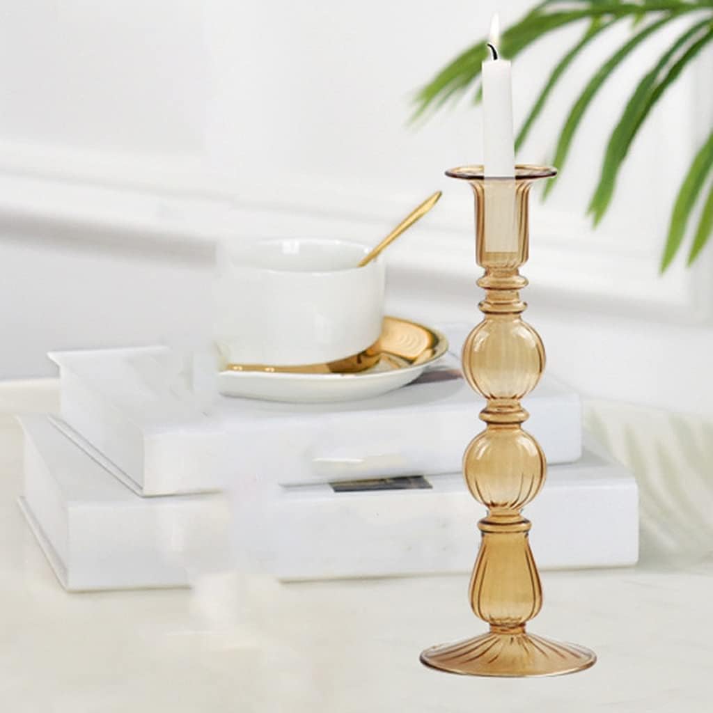 Romantic Glass Candle (orange)