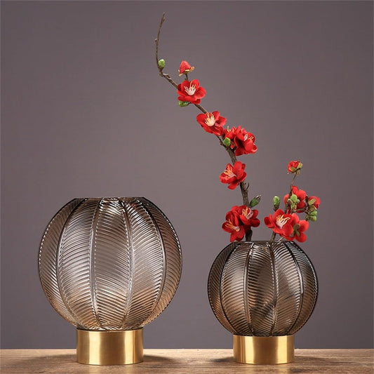 Round Glass Vase
