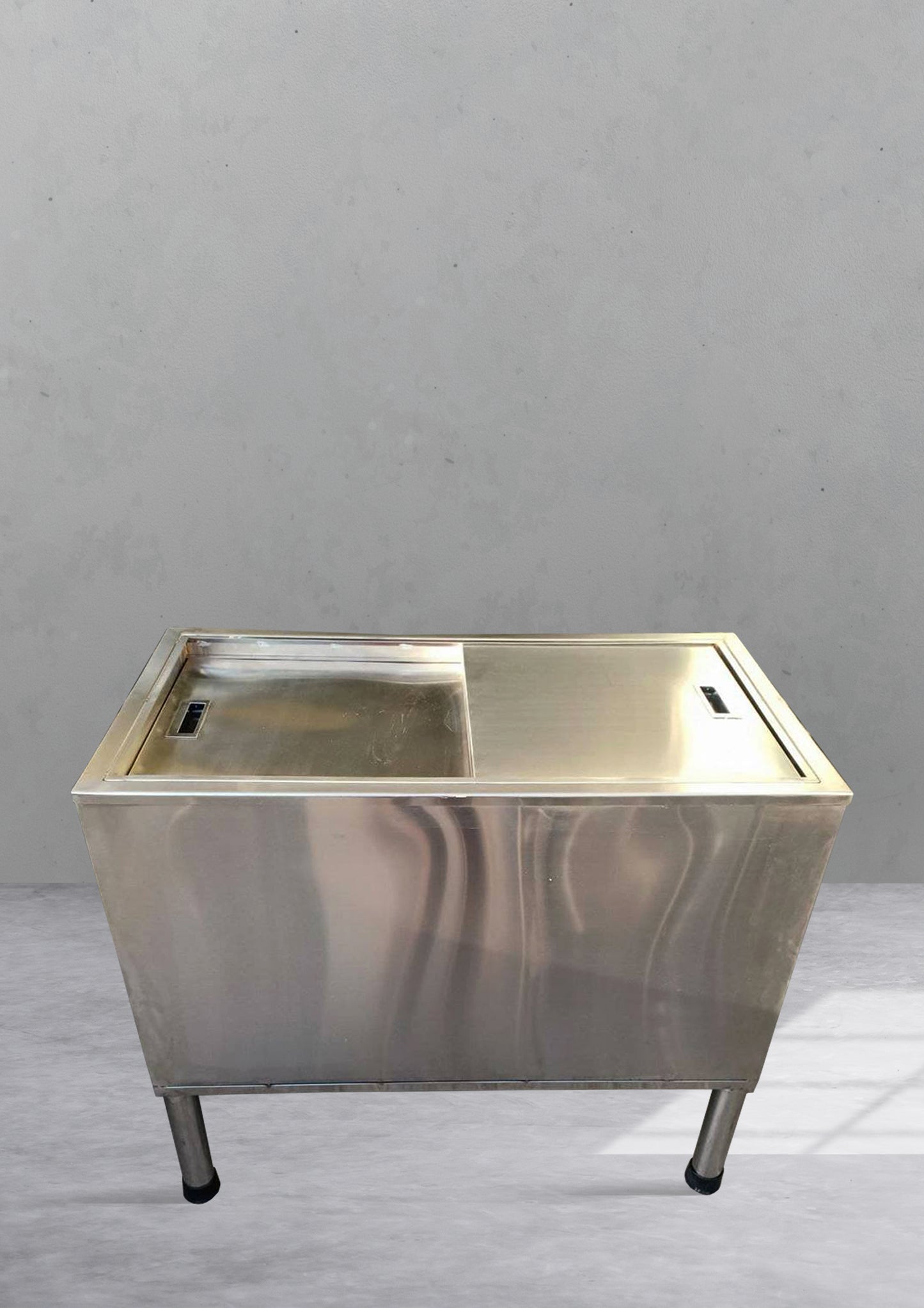 Ice bin stainless