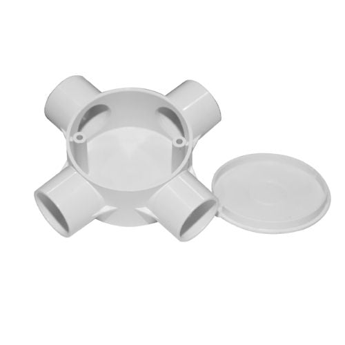 PVC 4 way junction
