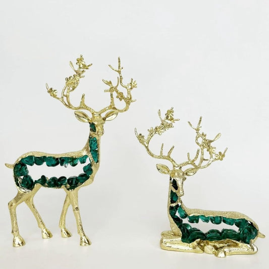 Green Crystal Deer